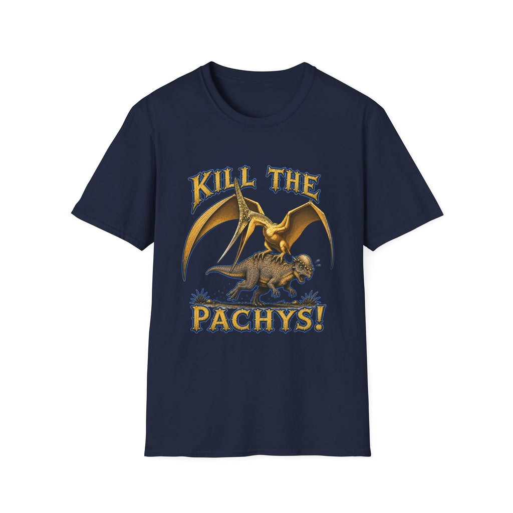 Pachycephalosaurus T-Shirt — "Kill the Pachys!" Sky Father Dinosaur Graphic Tee