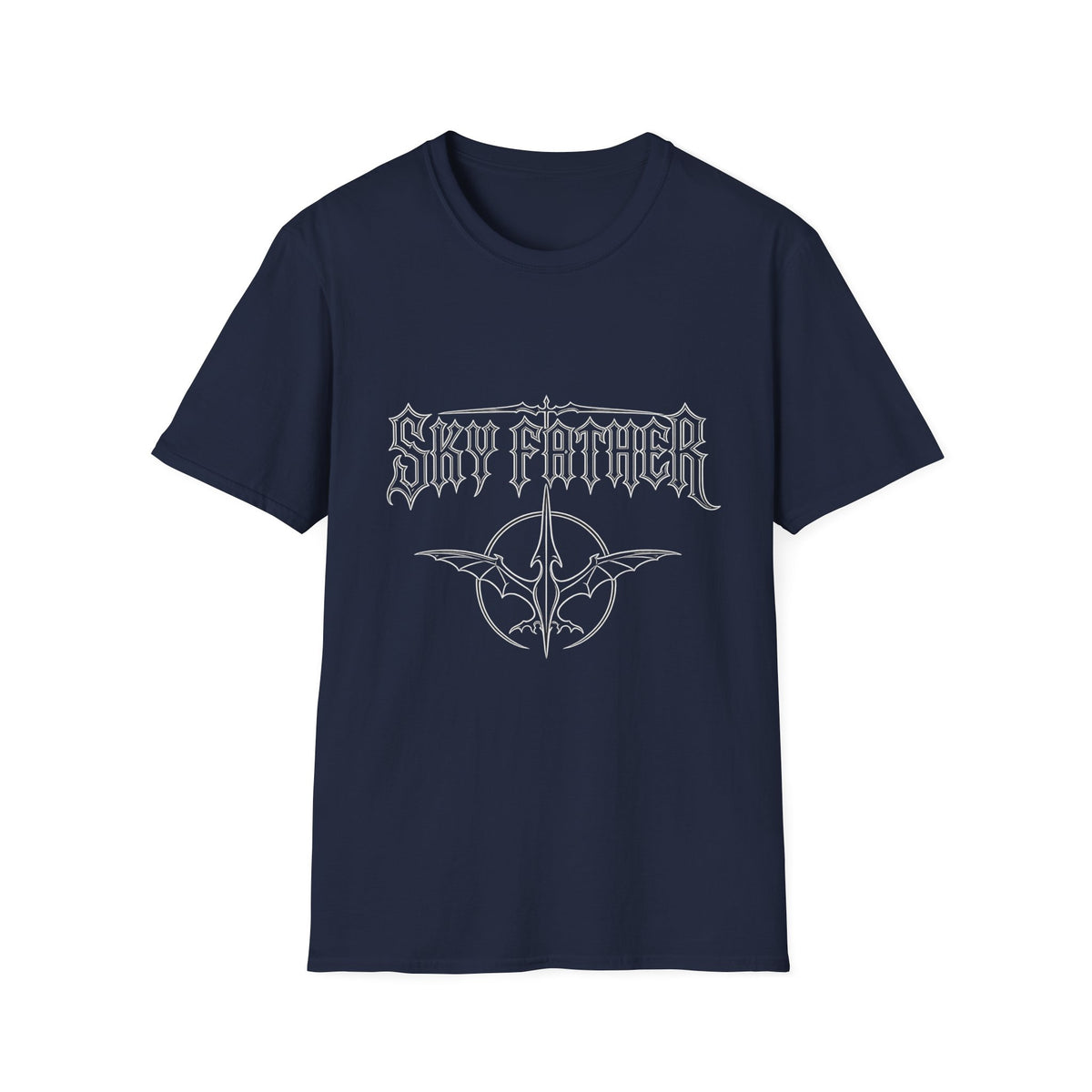 Sky Father T-Shirt — Gothic Band-Style Graphic Tee