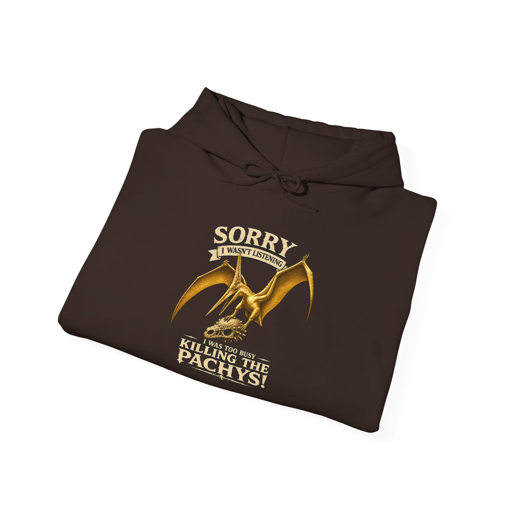 Sky Father Pteranodon Hoodie — "All Hail Sky Father" Graphic Hooded Sweatshirt