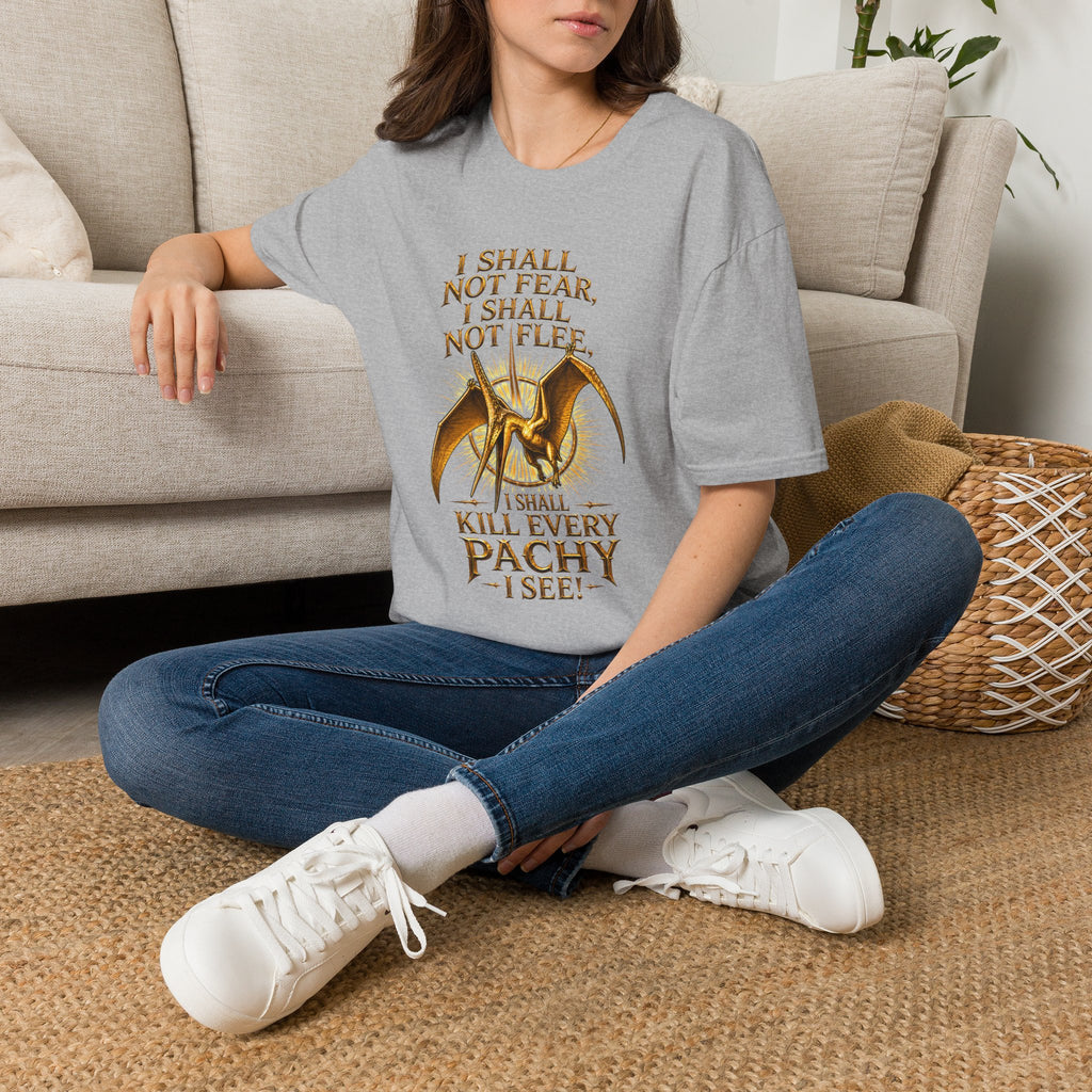 T-Shirt — “I Shall Not Fear, I Shall Not Flee” Sky Father Graphic Tee
