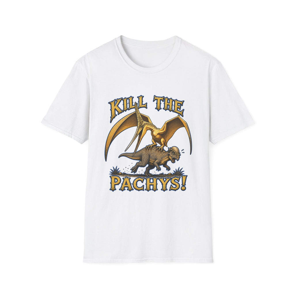 Pachycephalosaurus T-Shirt — "Kill the Pachys!" Sky Father Dinosaur Graphic Tee