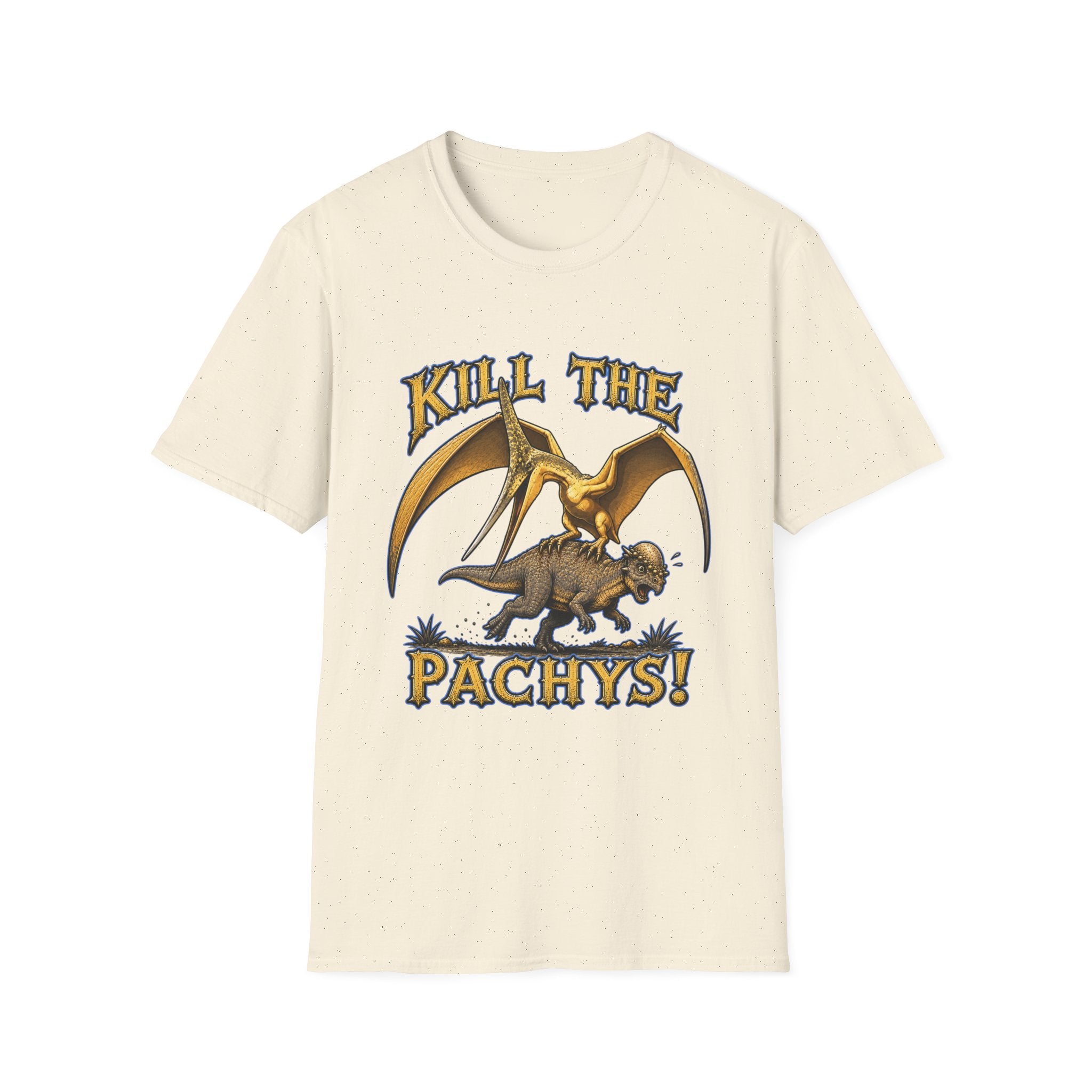 Pachycephalosaurus T-Shirt — "Kill the Pachys!" Sky Father Dinosaur Graphic Tee