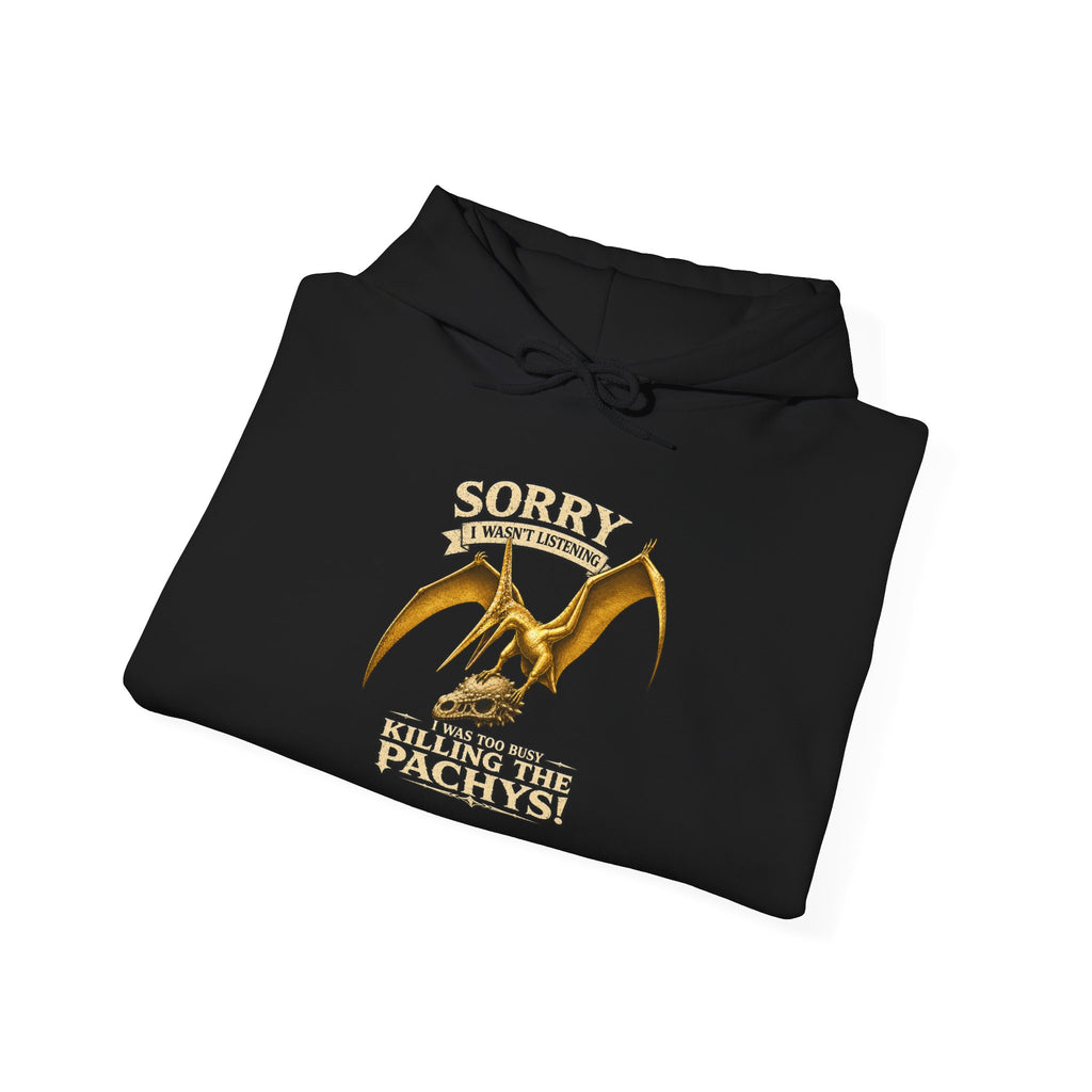 Sky Father Pteranodon Hoodie — "All Hail Sky Father" Graphic Hooded Sweatshirt