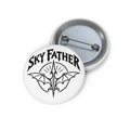 Sky Father Pin Button — Gothic Pteranodon Badge