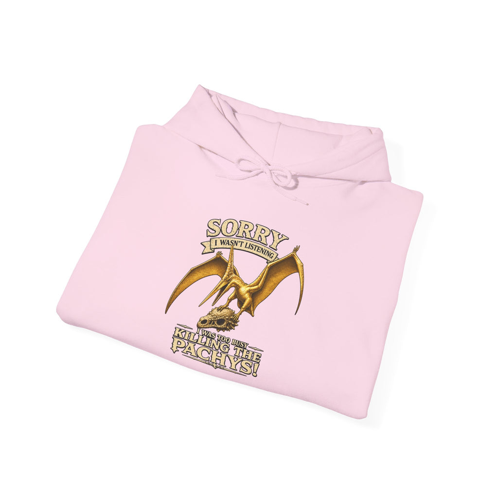 Sky Father Pteranodon Hoodie — "All Hail Sky Father" Graphic Hooded Sweatshirt