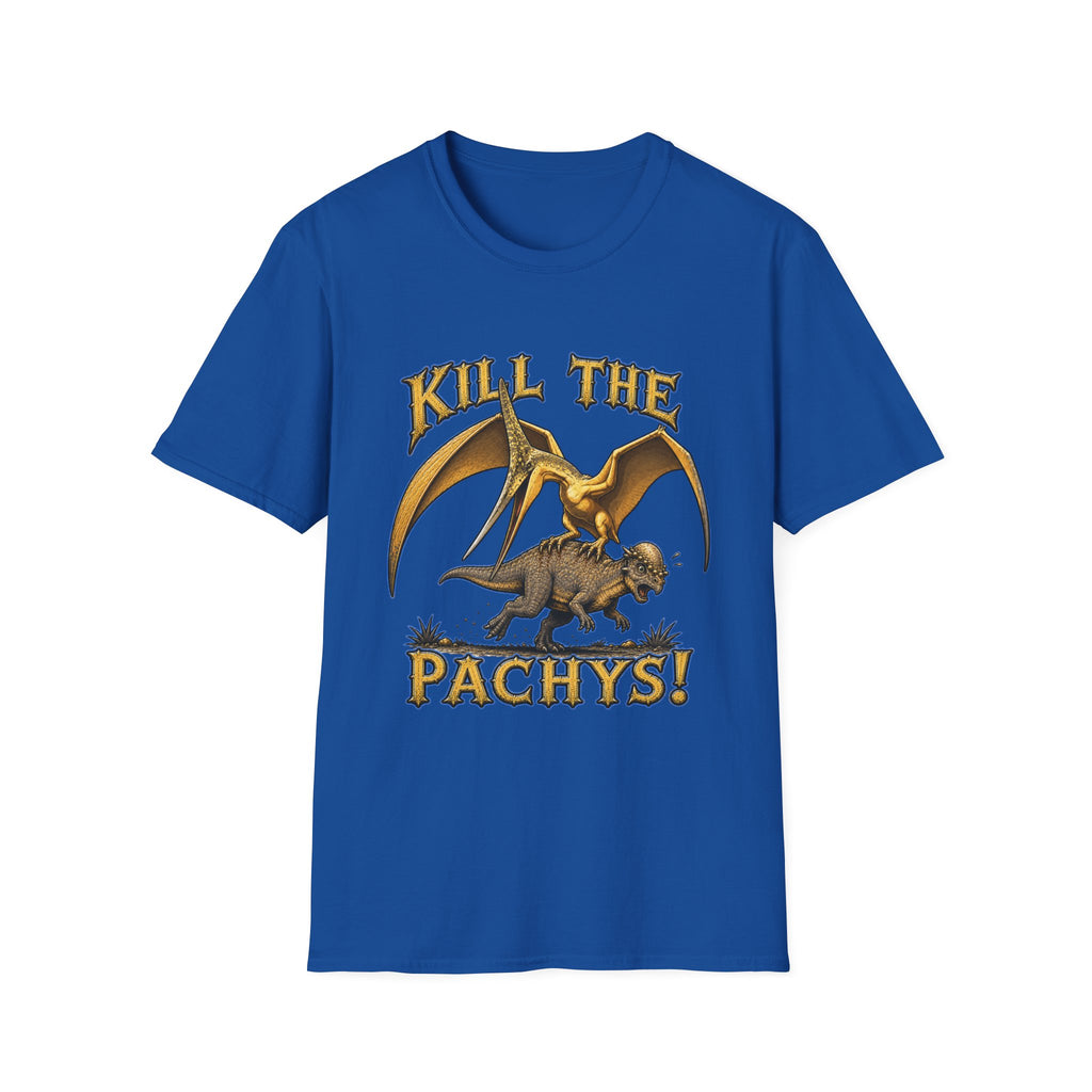 Pachycephalosaurus T-Shirt — "Kill the Pachys!" Sky Father Dinosaur Graphic Tee