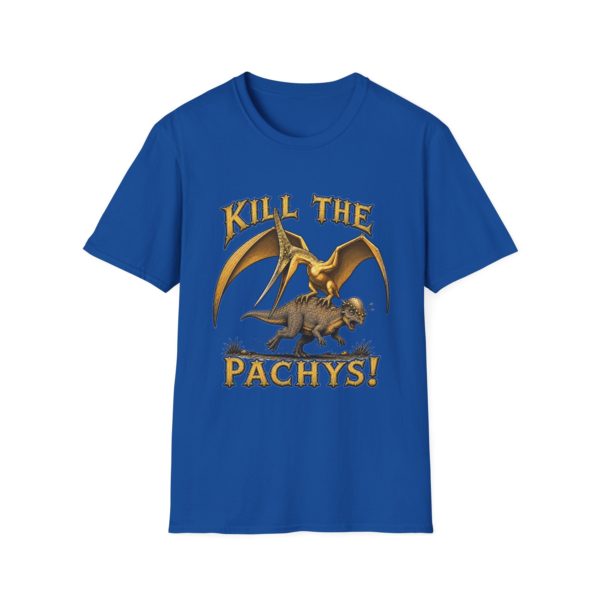 Pachycephalosaurus T-Shirt — "Kill the Pachys!" Sky Father Dinosaur Graphic Tee