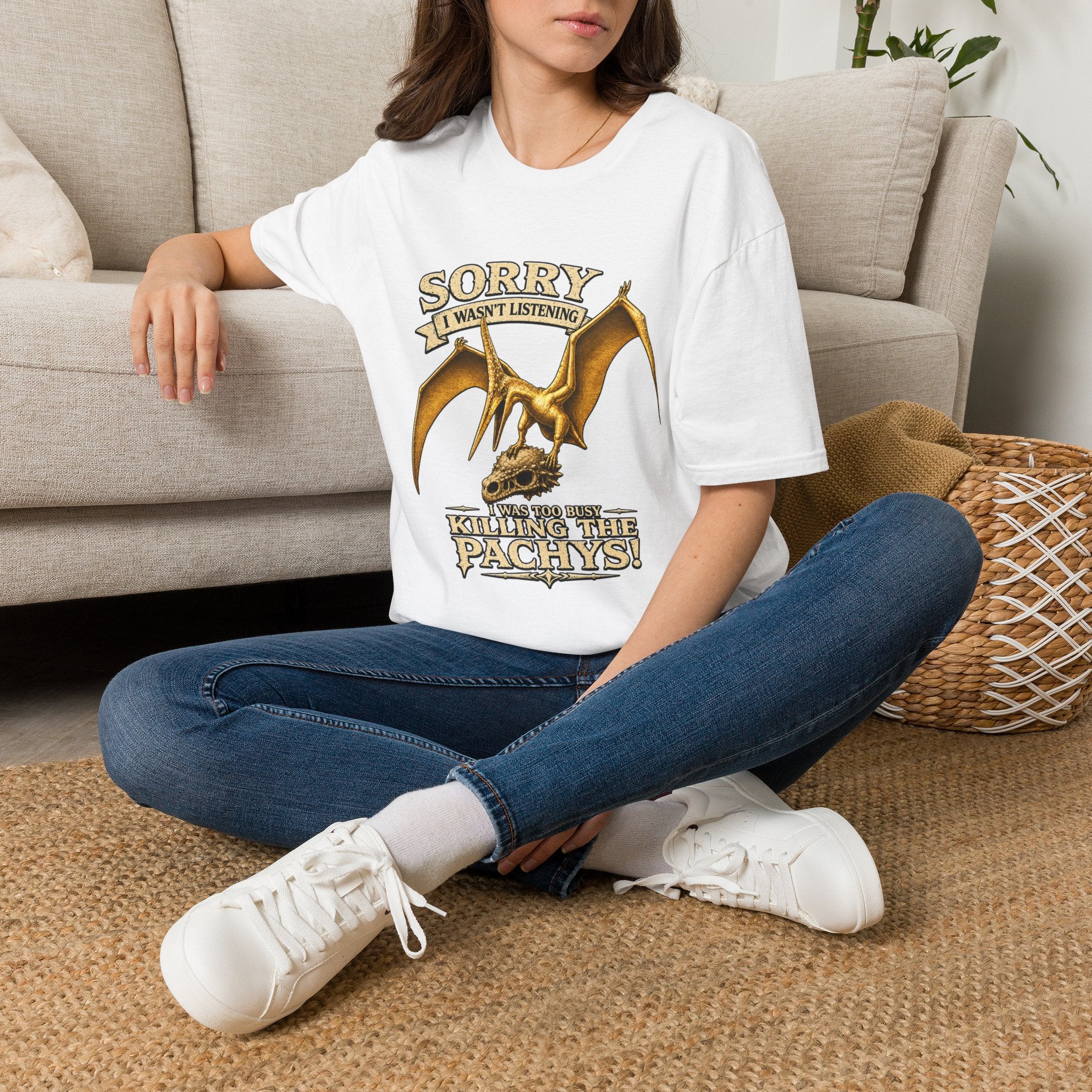 Sorry I Wasn't Listening Pteranodon Shirt | Sky Father Graphic Tee