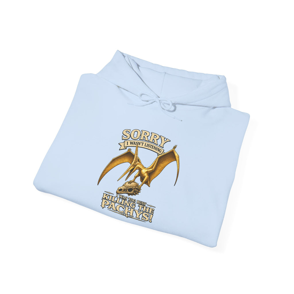 Sky Father Pteranodon Hoodie — "All Hail Sky Father" Graphic Hooded Sweatshirt