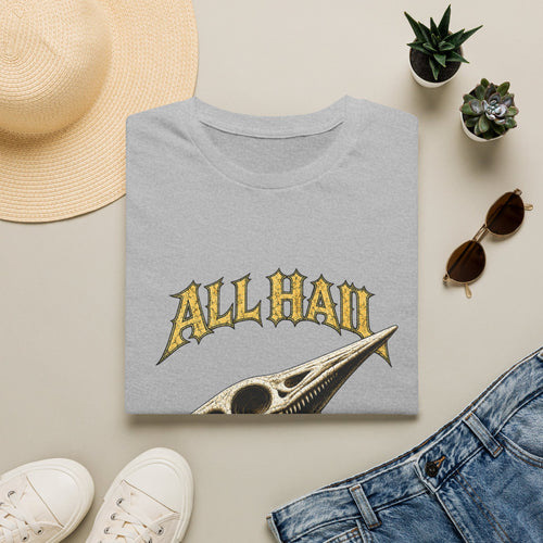 All Hail Sky Father T-Shirt — "All Hail Sky Father" Dinosaur Graphic Tee