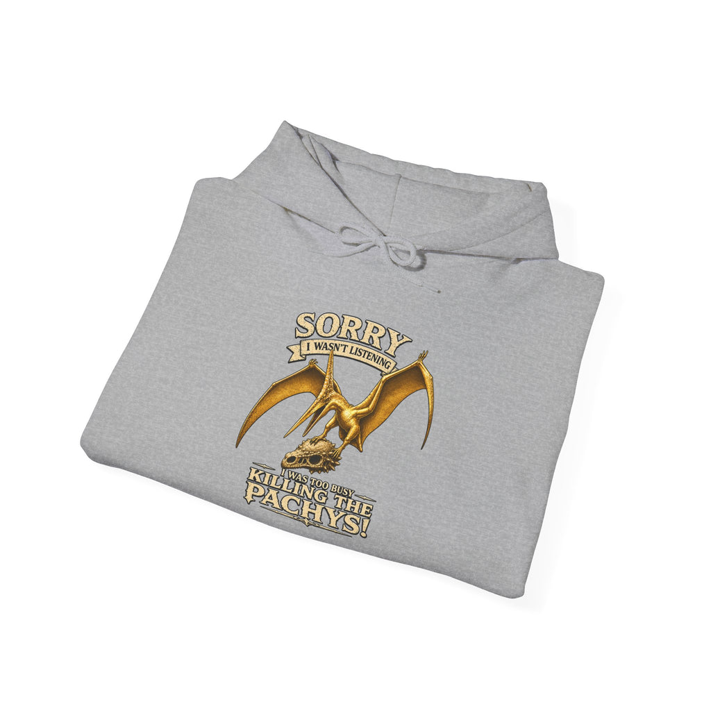 Sky Father Pteranodon Hoodie — "All Hail Sky Father" Graphic Hooded Sweatshirt