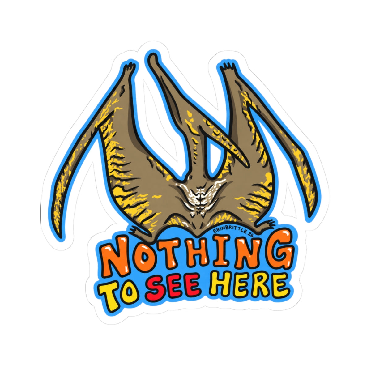Sky Father 'Nothing to See Here' Kiss-Cut Sticker