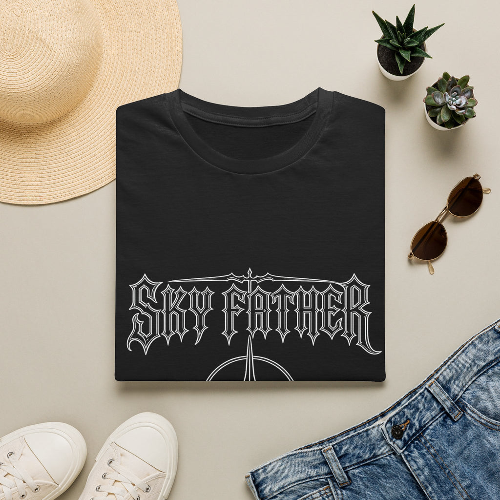 Sky Father T-Shirt — Gothic Band-Style Graphic Tee