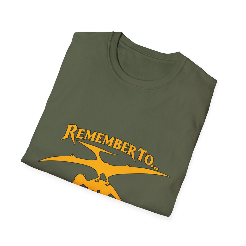 T-Shirt — "Remember to Kill the Pachys!" Sky Father Graphic Tee