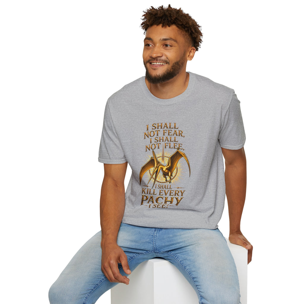 T-Shirt — “I Shall Not Fear, I Shall Not Flee” Sky Father Graphic Tee