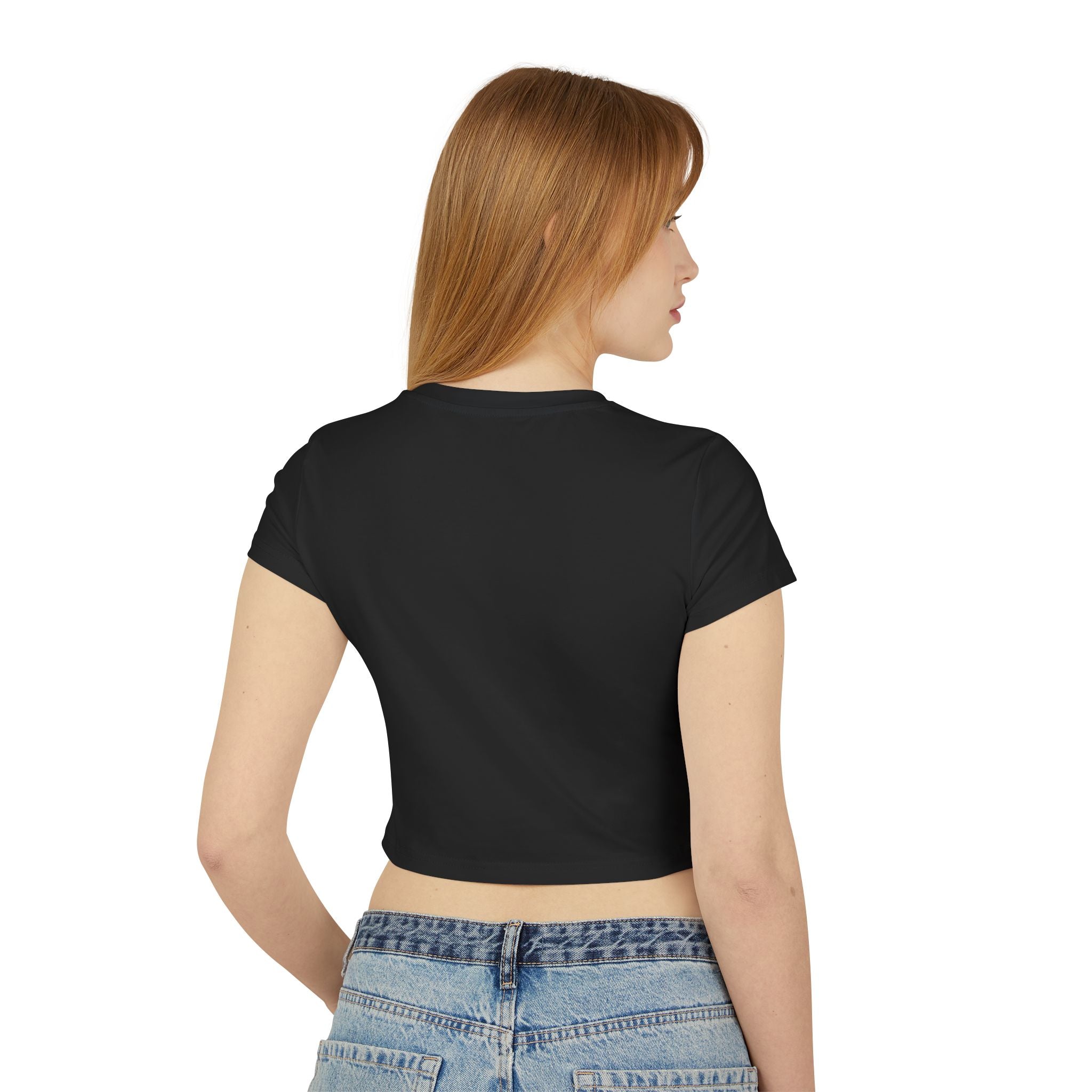 All Hail Sky Father! Crop Tee — Vintage Pteranodon Graphic Baby T‑Shirt