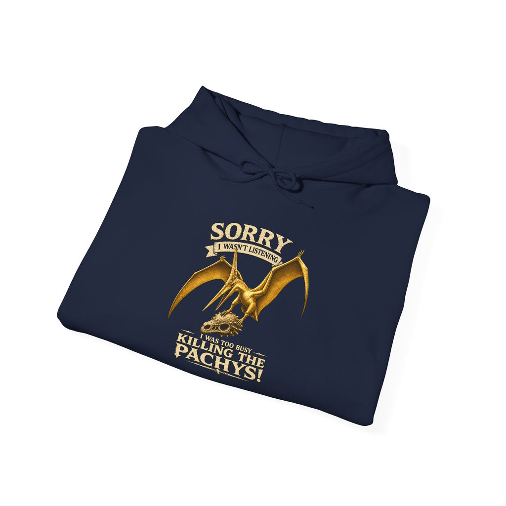 Sky Father Pteranodon Hoodie — "All Hail Sky Father" Graphic Hooded Sweatshirt