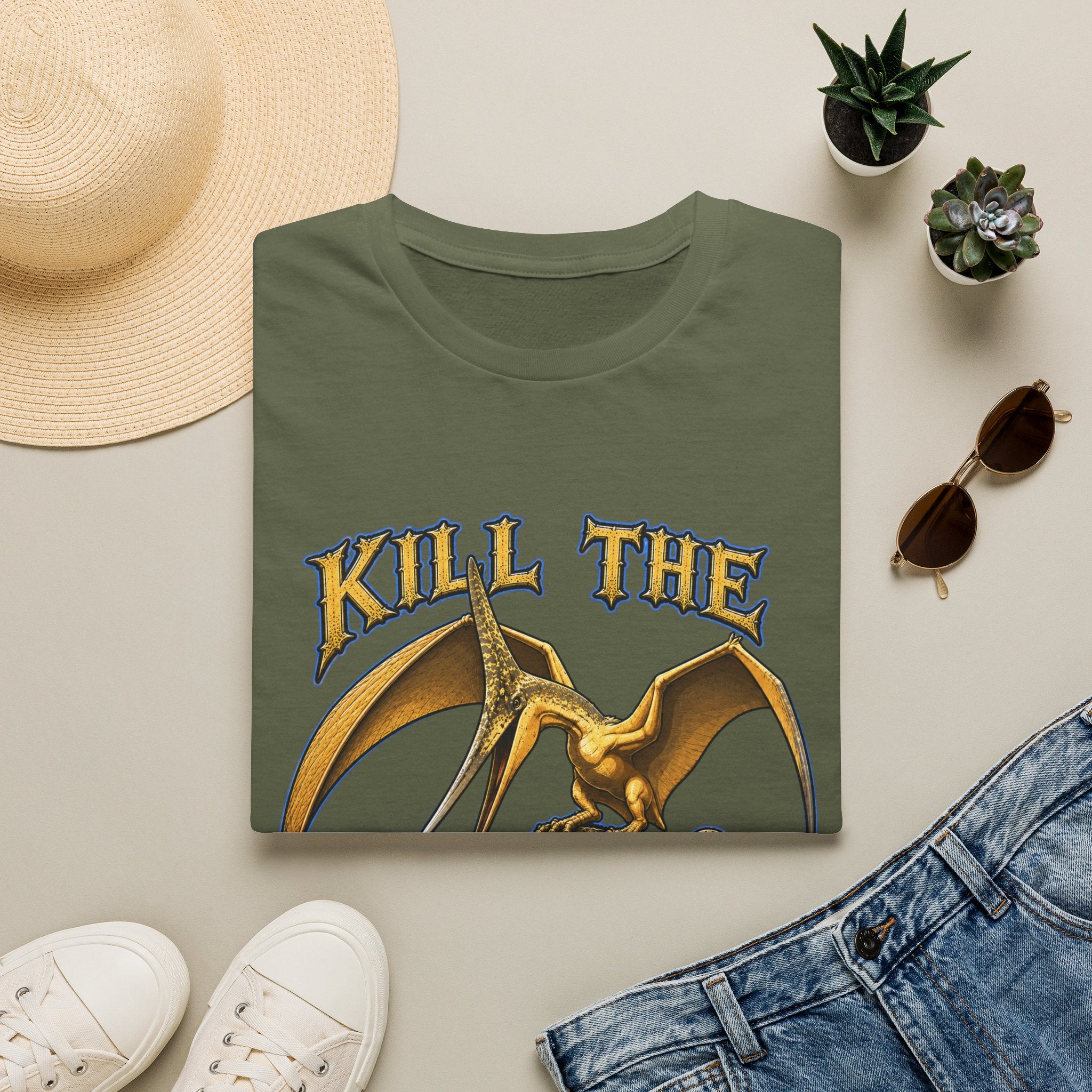 Pachycephalosaurus T-Shirt — "Kill the Pachys!" Sky Father Dinosaur Graphic Tee